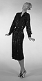 Cocktail dress, Traina-Norell (American, founded 1941), silk, plastic, American